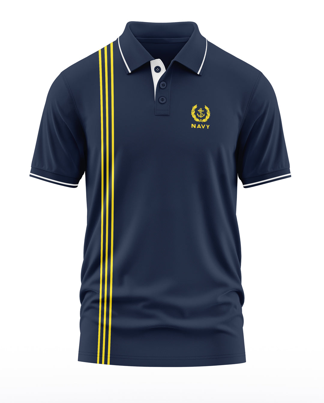 Navy Golden Patton Polo Collar T-Shirt
