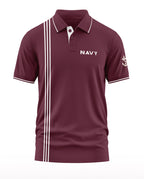 Navy Line Patton Polo Collar T-Shirt