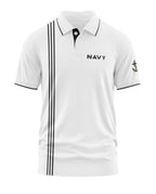 Navy Line Patton Polo Collar T-Shirt