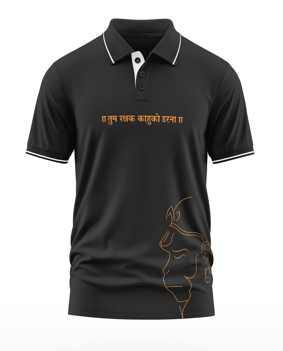 Hanuman Cotton Polo Collar T-Shirt