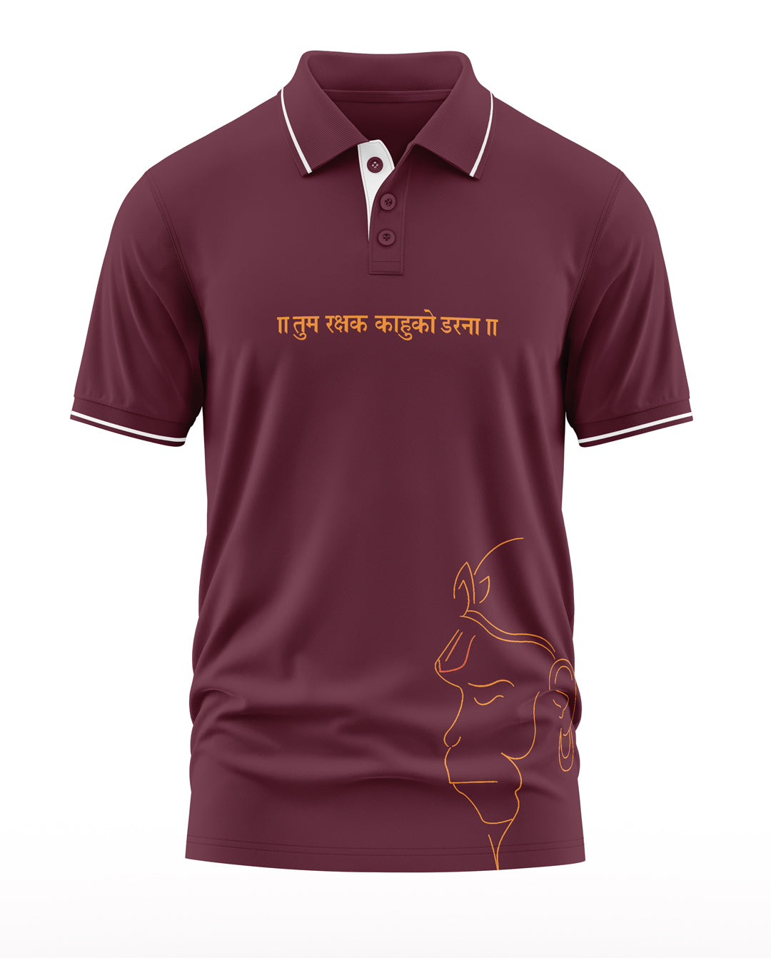 Hanuman Cotton Polo Collar T-Shirt
