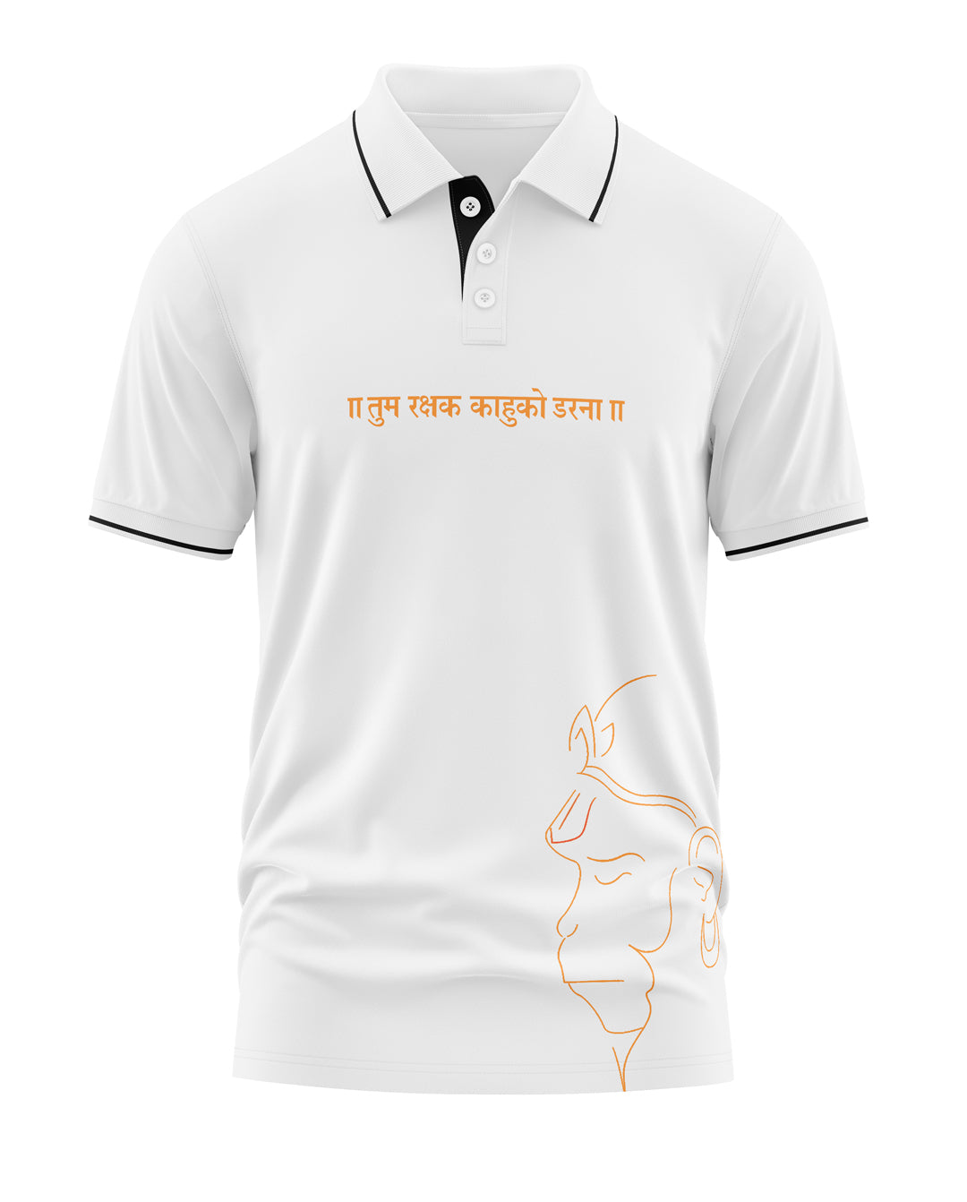 Hanuman Cotton Polo Collar T-Shirt