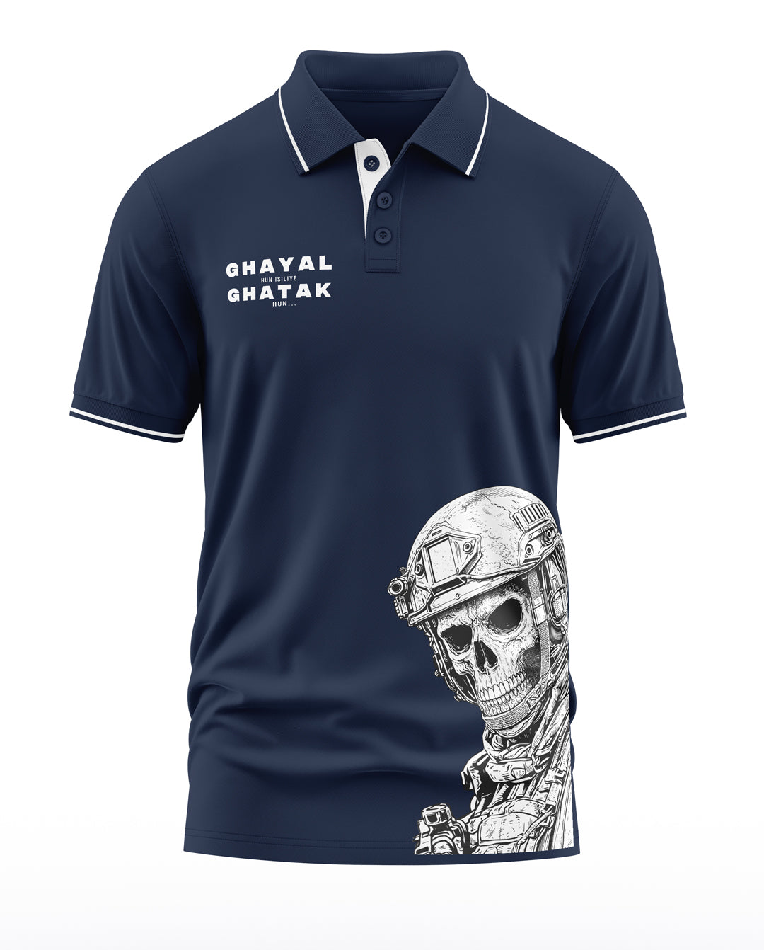 Ghayal Hu isiliye Ghatak hu Polo Collar T-Shirt
