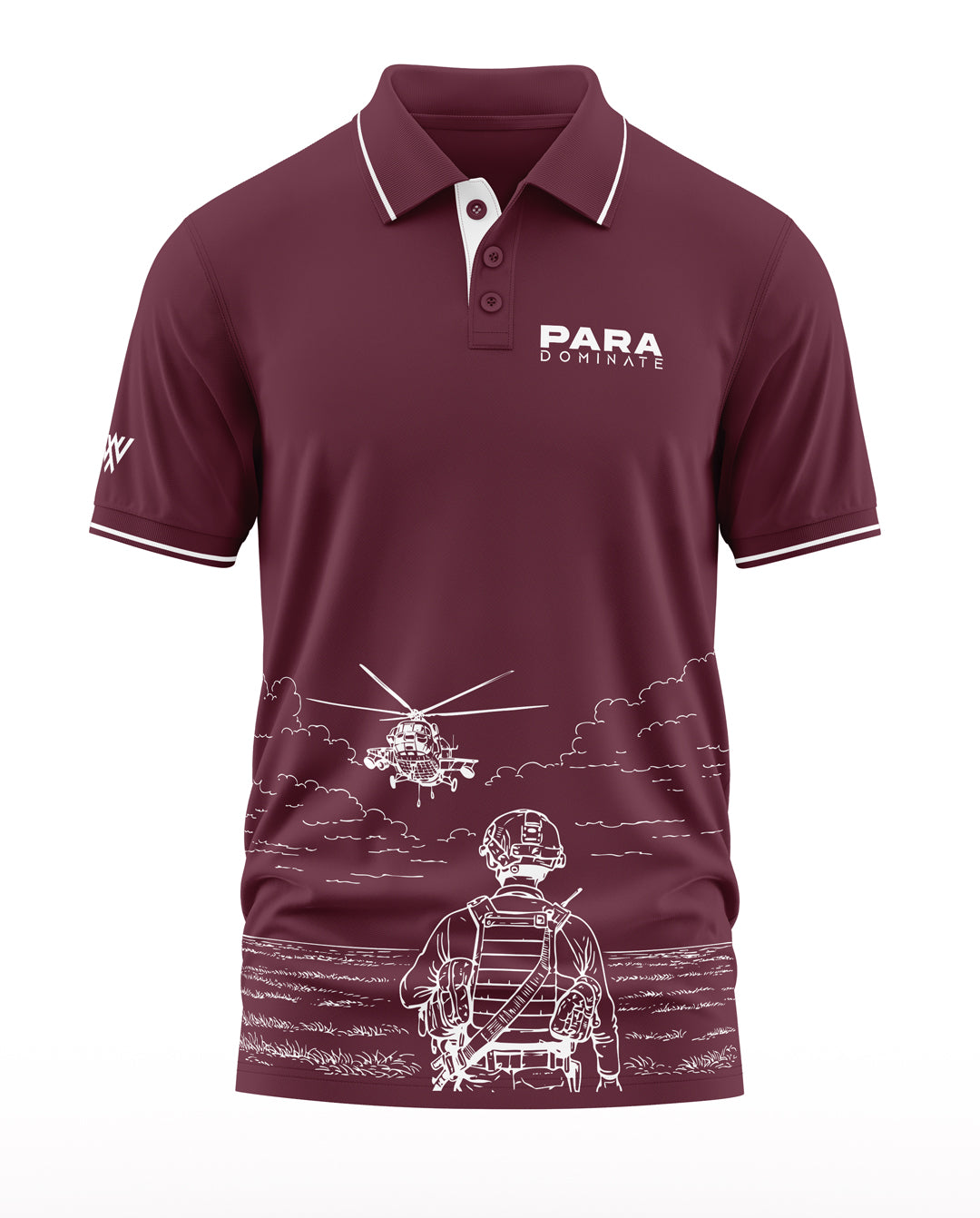 Para Dominate Polo Collar T-Shirt