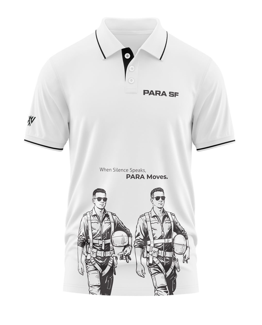 Para Moves Polo Collar T-Shirt
