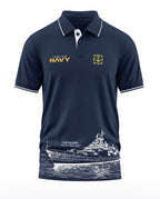 INS Talwar Duty Afloat Polo Collar T-Shirt