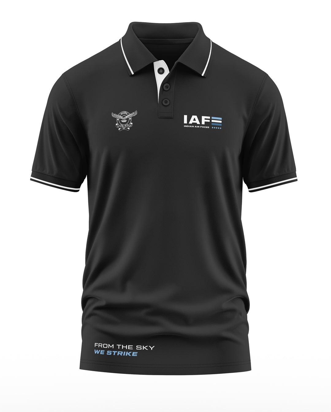 IAF From The Sky Polo Collar T-Shirt