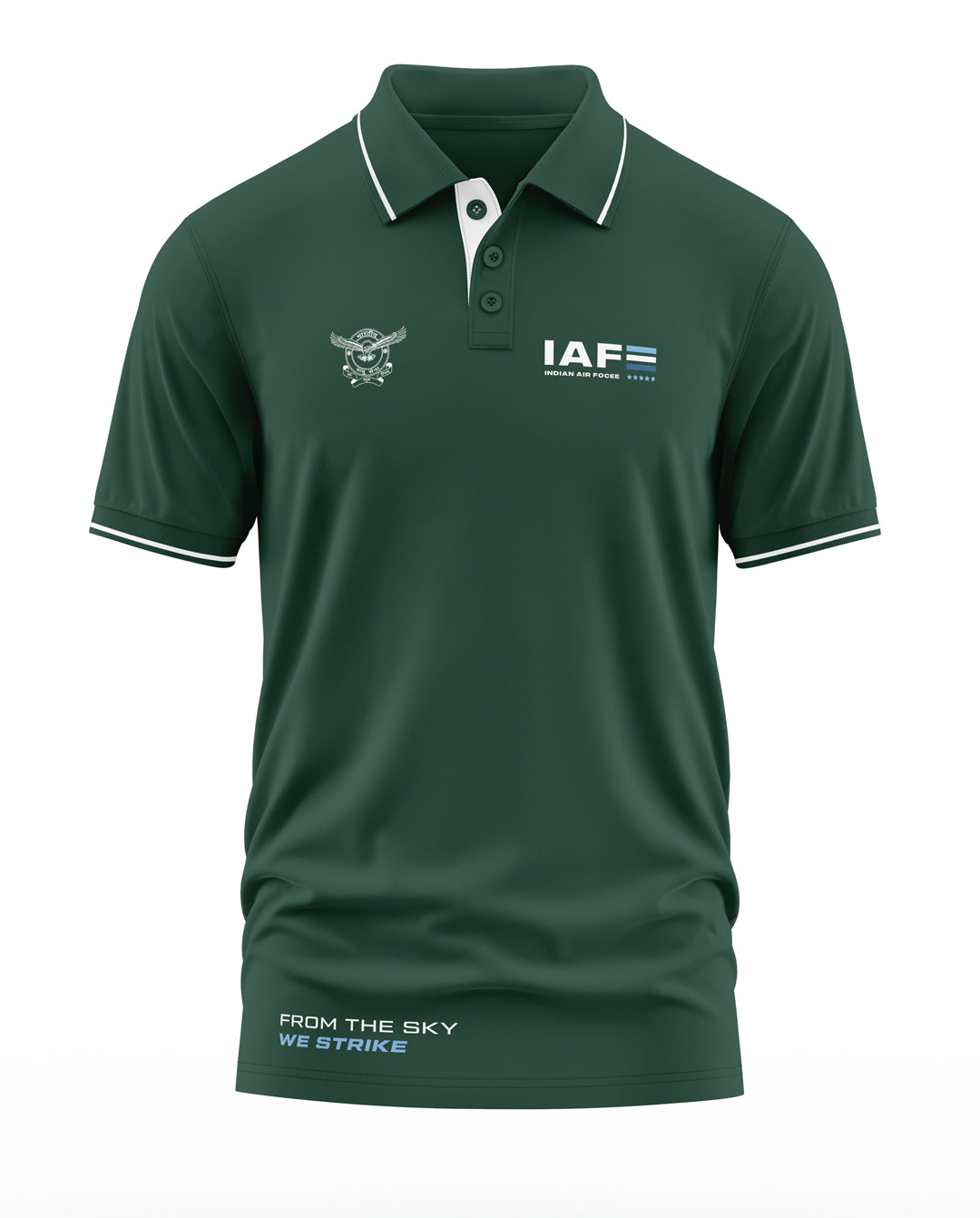 IAF From The Sky Polo Collar T-Shirt