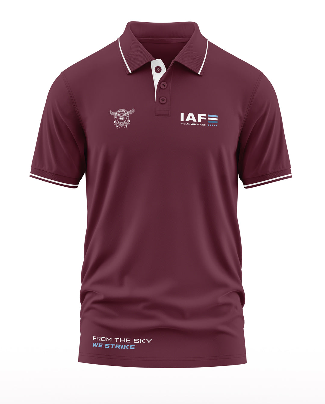 IAF From The Sky Polo Collar T-Shirt
