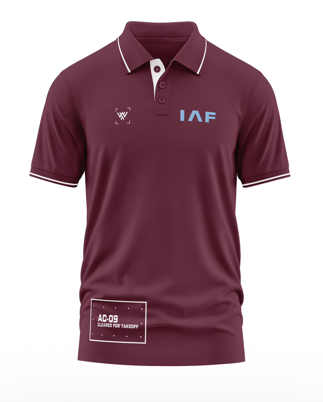 IAF AC-09 Cleared For Takeoff Polo Collar T-Shirt