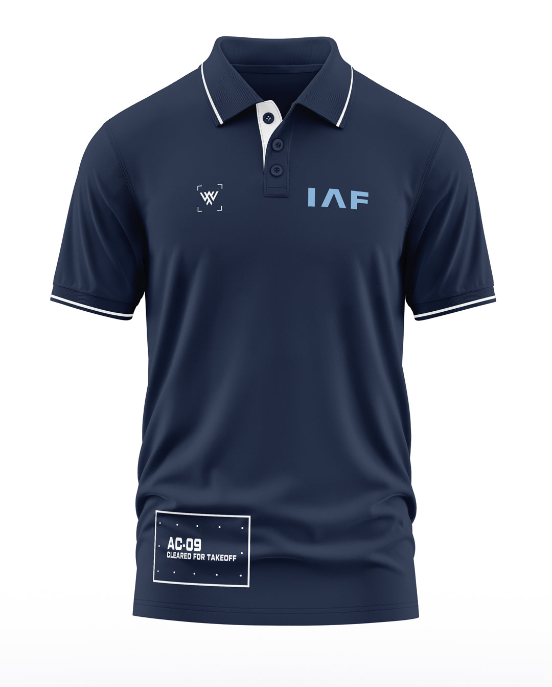 IAF AC-09 Cleared For Takeoff Polo Collar T-Shirt
