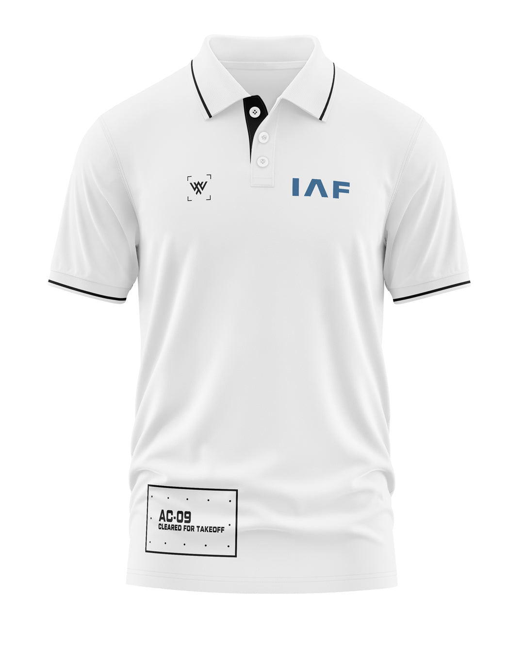 IAF AC-09 Cleared For Takeoff Polo Collar T-Shirt