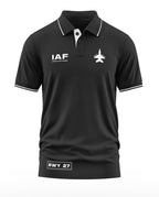 IAF RWY 27 Polo Collar T-Shirt