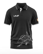 IAF Fighter Jet Polo Collar T-Shirt