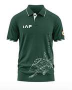IAF Fighter Jet Polo Collar T-Shirt