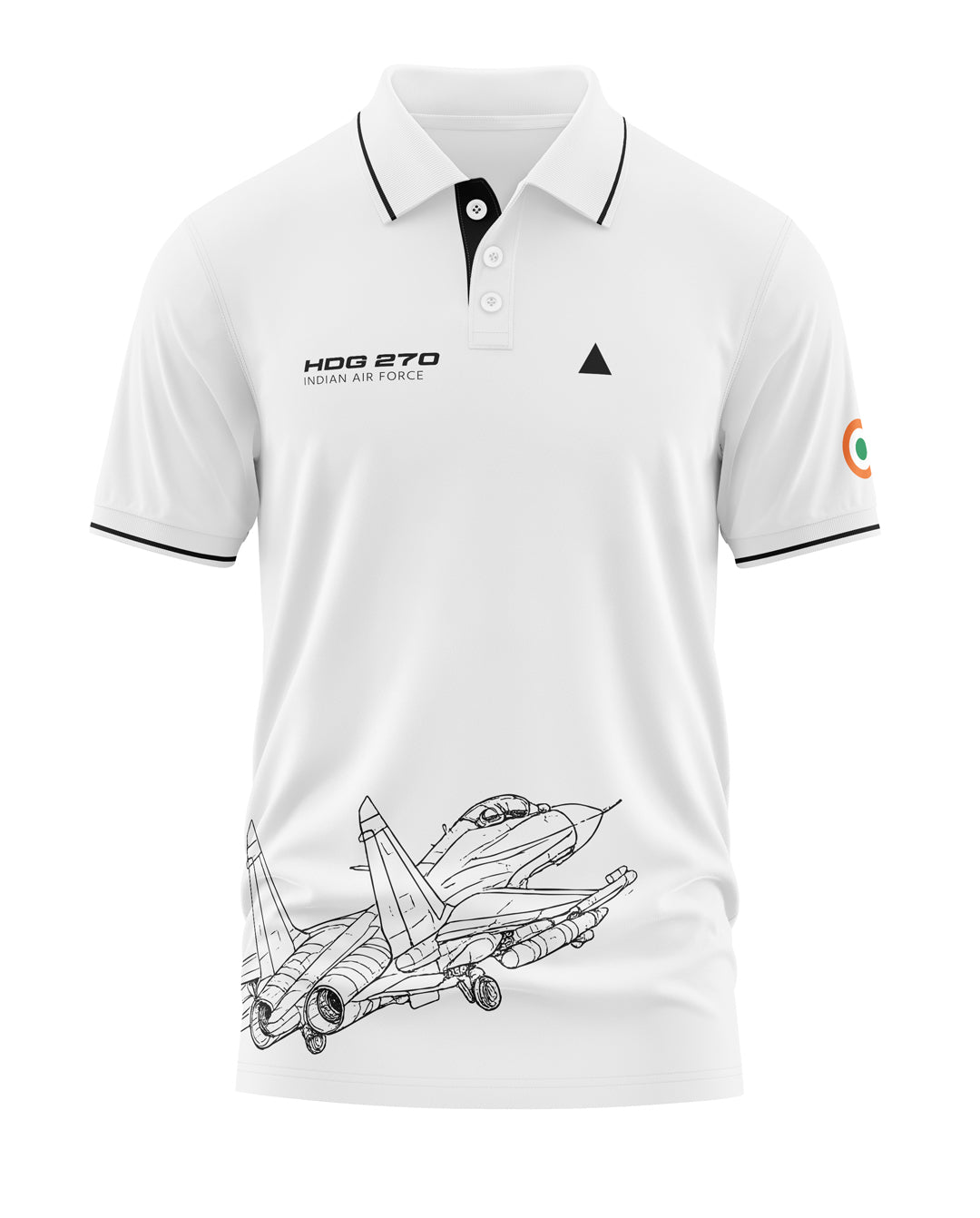 IAF HDG 270 Polo Collar T-Shirt