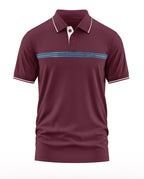 Warrior World Premium Navy Polo Collar T-Shirt