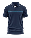 Warrior World Premium Navy Polo Collar T-Shirt