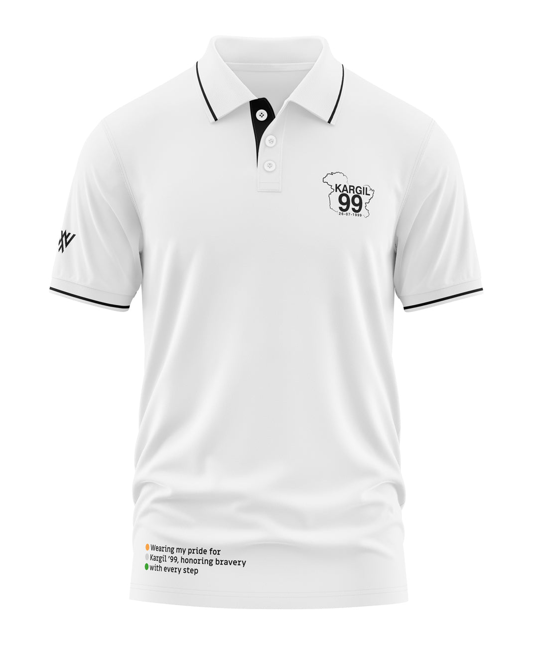 Kargil 1999 Solid Polo Collar T-Shirt