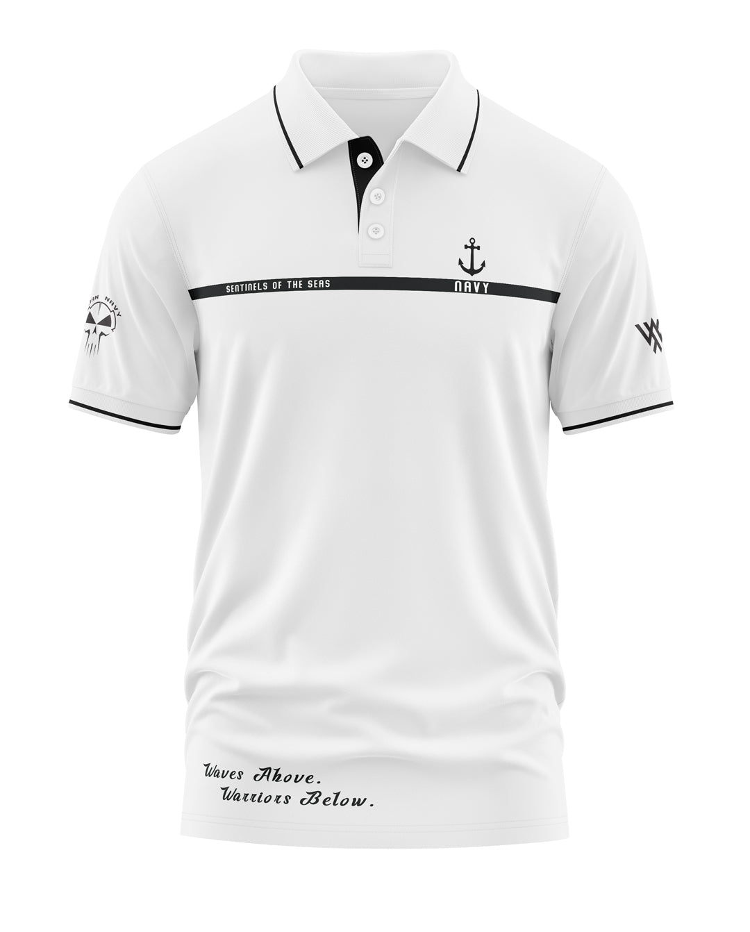 Navy Sentnels Polo Collar T-Shirt