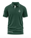 Navy P15B Polo Collar T-Shirt