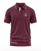 Navy P15B Polo Collar T-Shirt