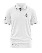 Navy P15B Polo Collar T-Shirt