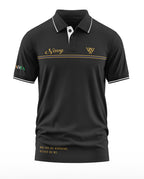 Navy War Has No Warning Polo Collar T-Shirt