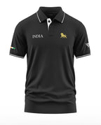 India Lion Polo Collar T-Shirt