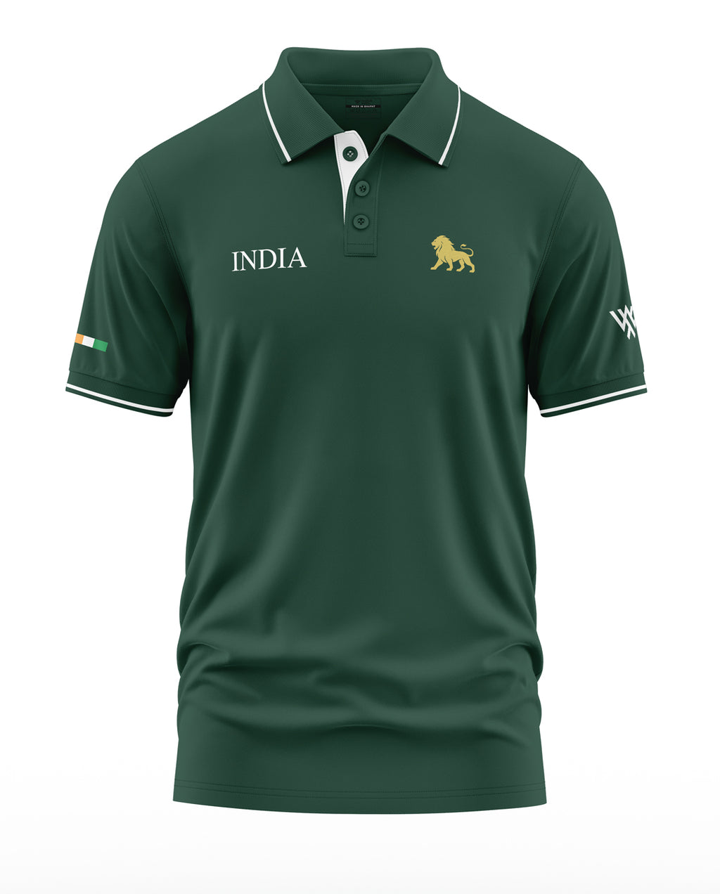 India Lion Polo Collar T-Shirt