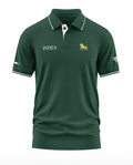 India Lion Polo Collar T-Shirt