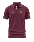 India Lion Polo Collar T-Shirt