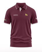 India Lion Polo Collar T-Shirt