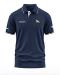 India Lion Polo Collar T-Shirt