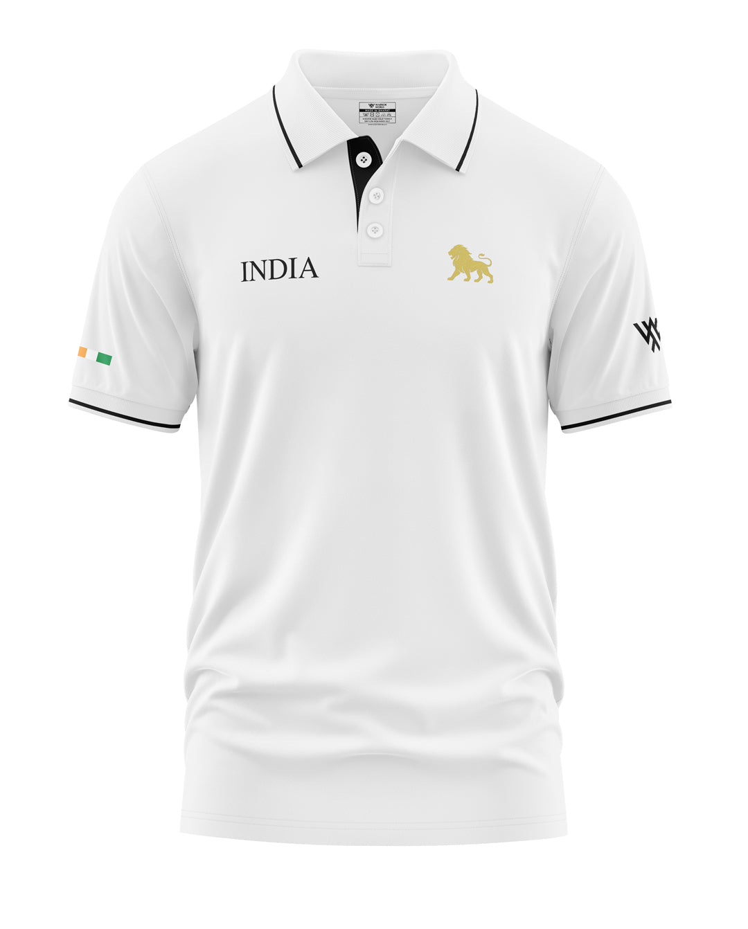 India Lion Polo Collar T-Shirt