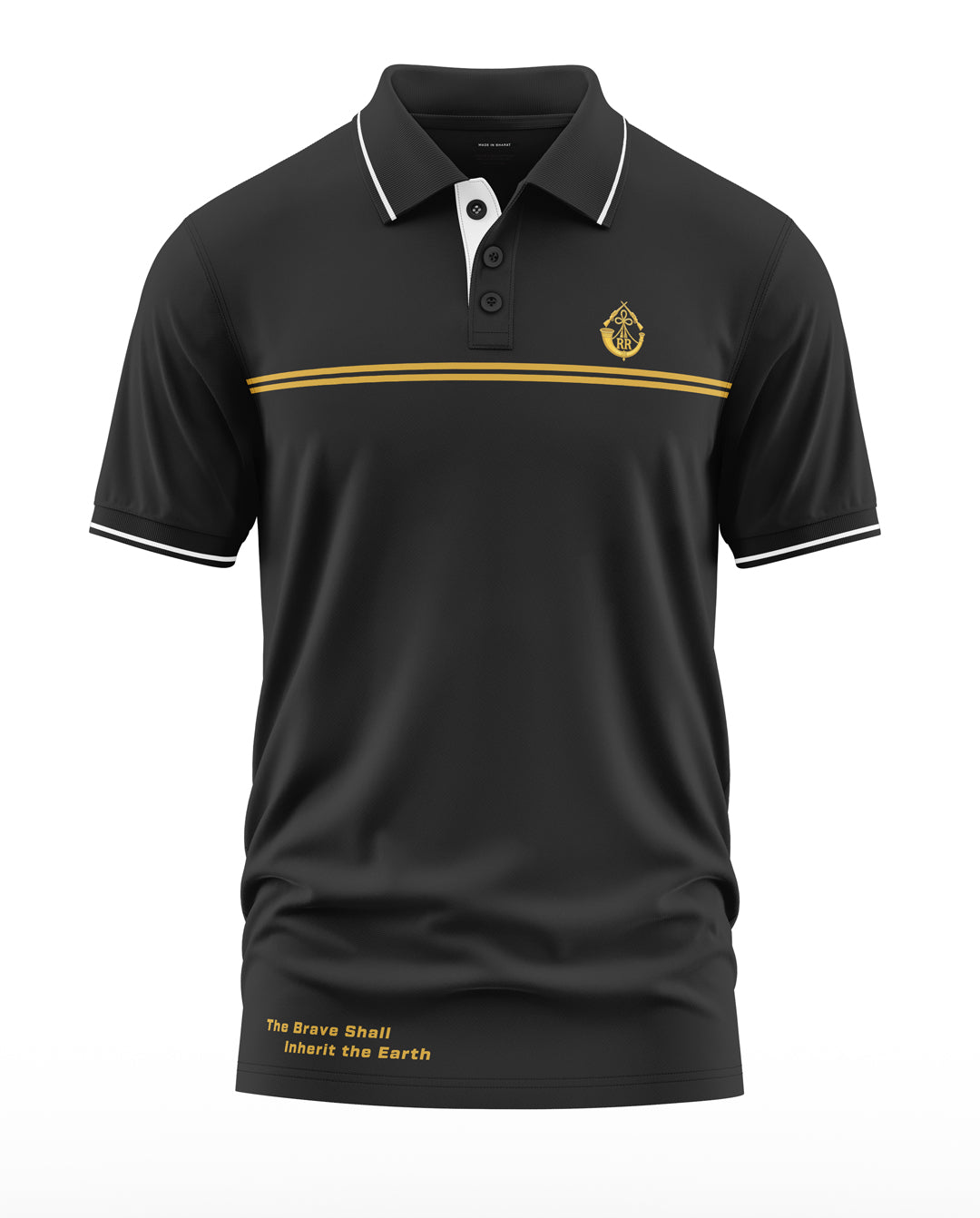Rajputana Rifles The Brave Shall Polo Collar T-Shirt