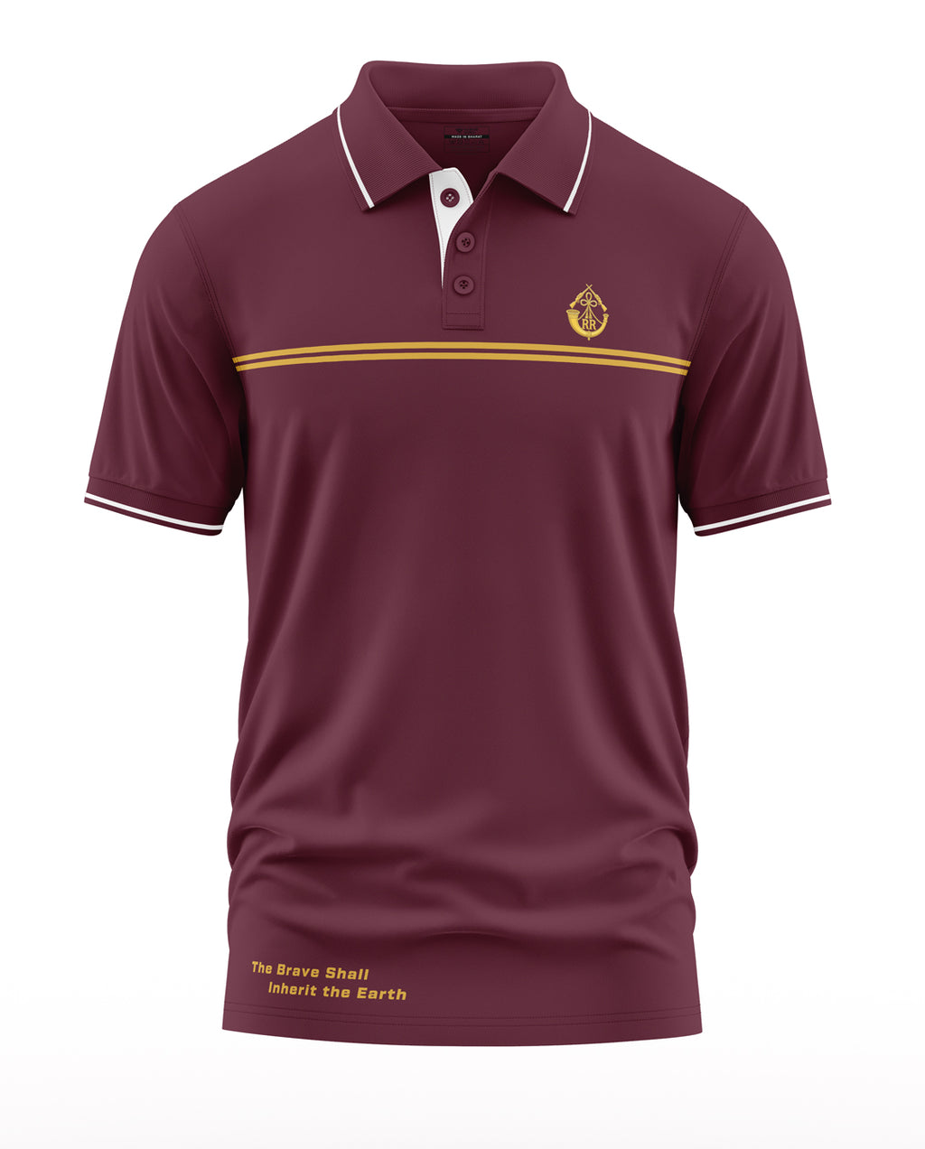 Rajputana Rifles The Brave Shall Polo Collar T-Shirt
