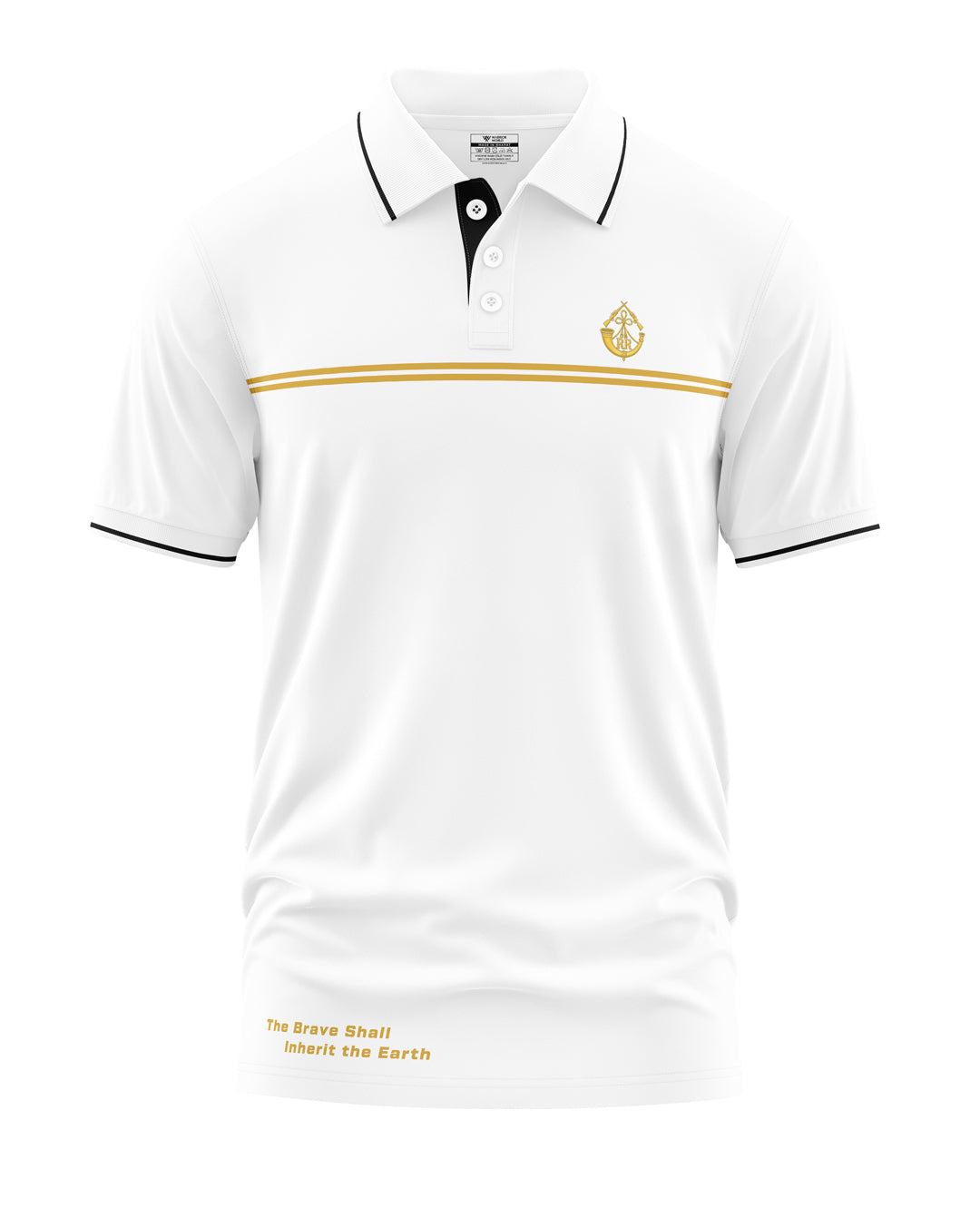 Rajputana Rifles The Brave Shall Polo Collar T-Shirt