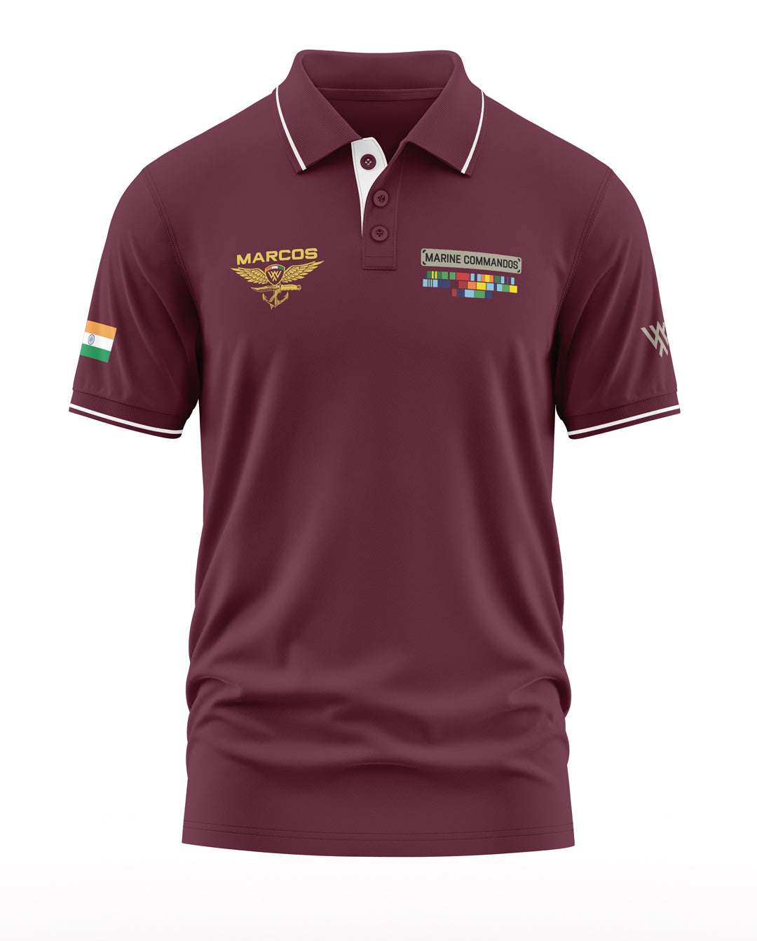Marcos Marine Commandos Polo Collar T-Shirt