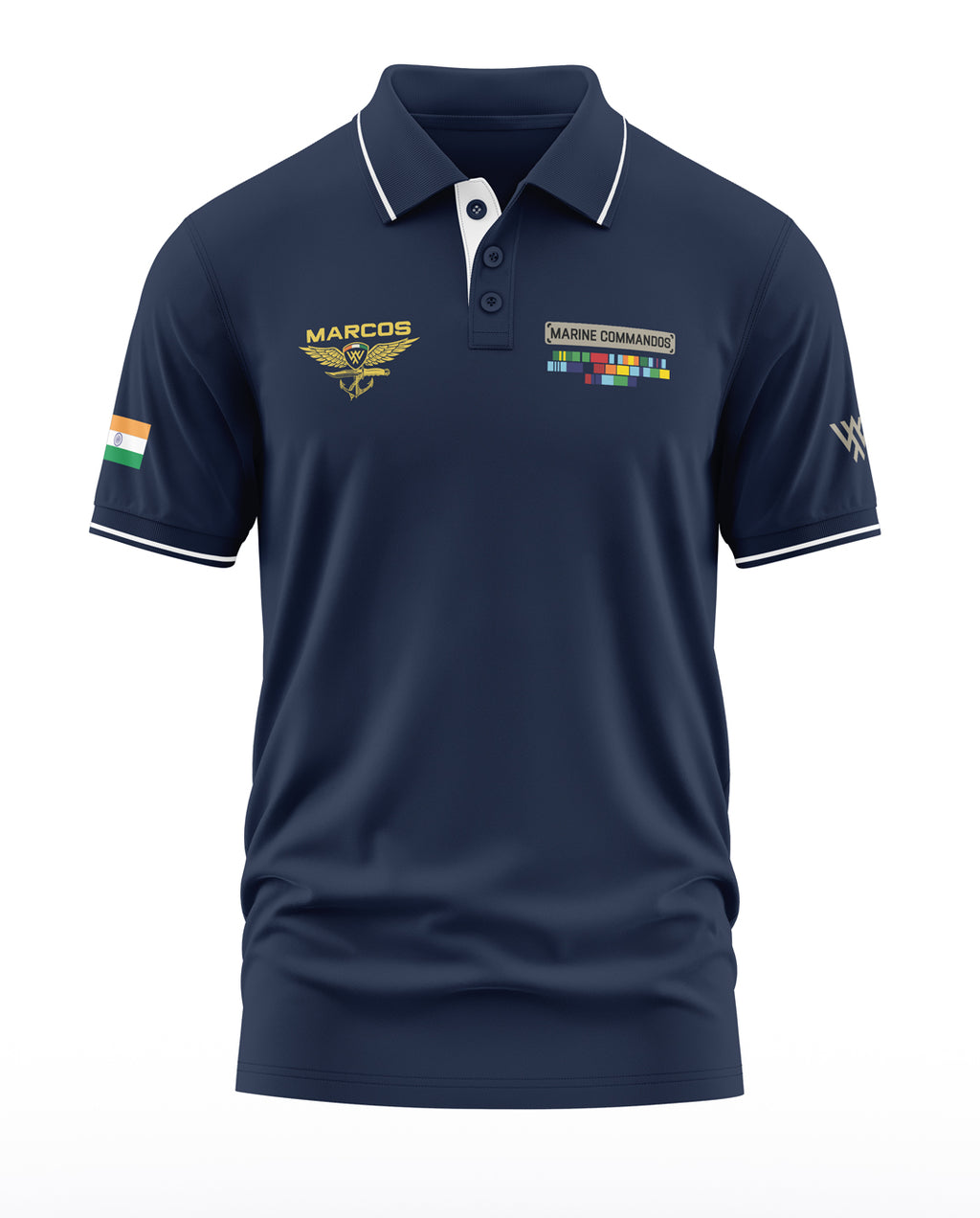 Marcos Marine Commandos Polo Collar T-Shirt