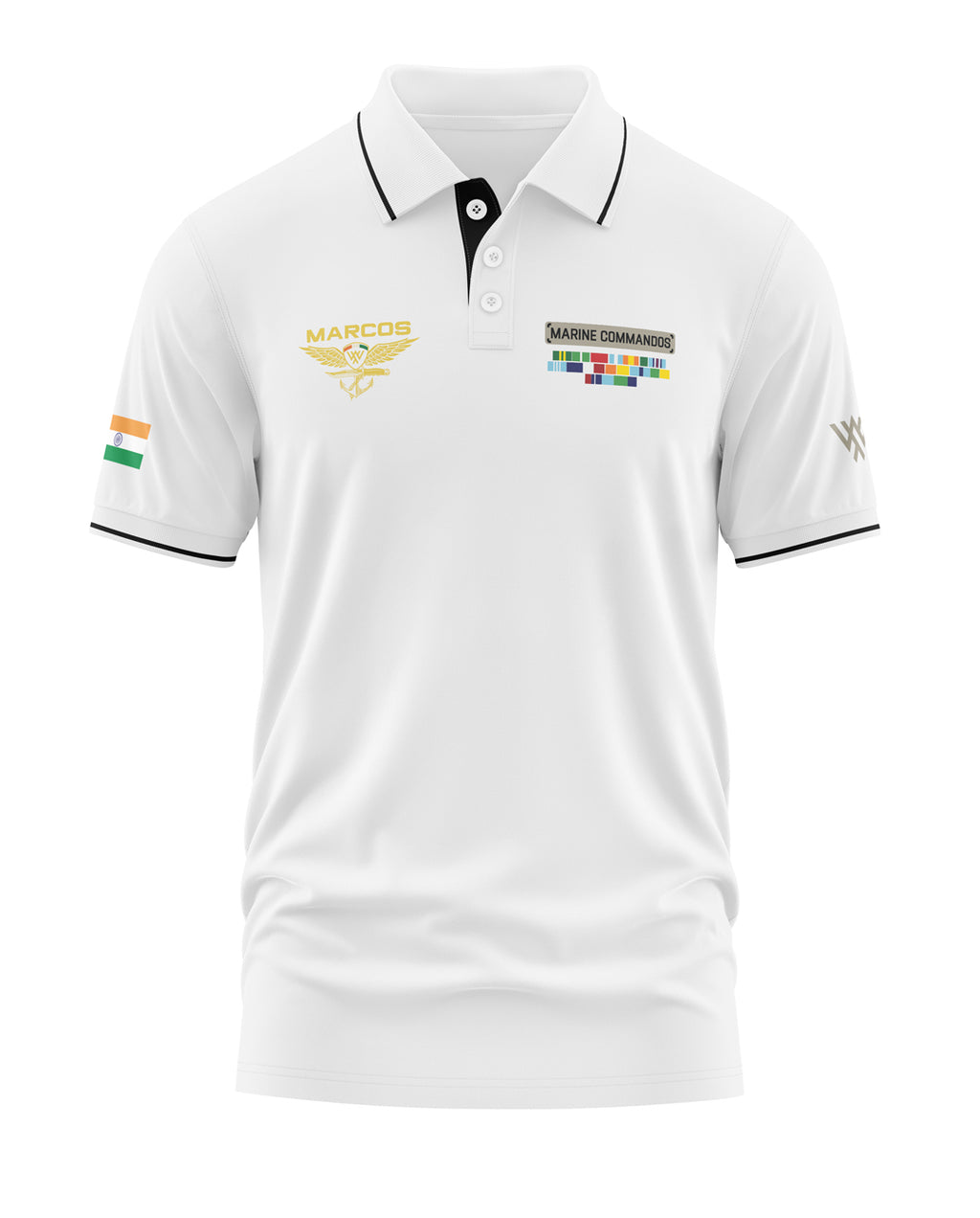 Marcos Marine Commandos Polo Collar T-Shirt