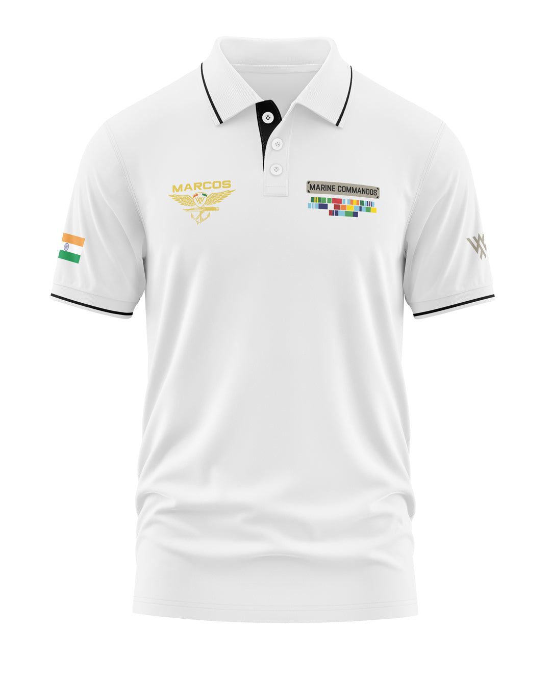 Marcos Marine Commandos Polo Collar T-Shirt