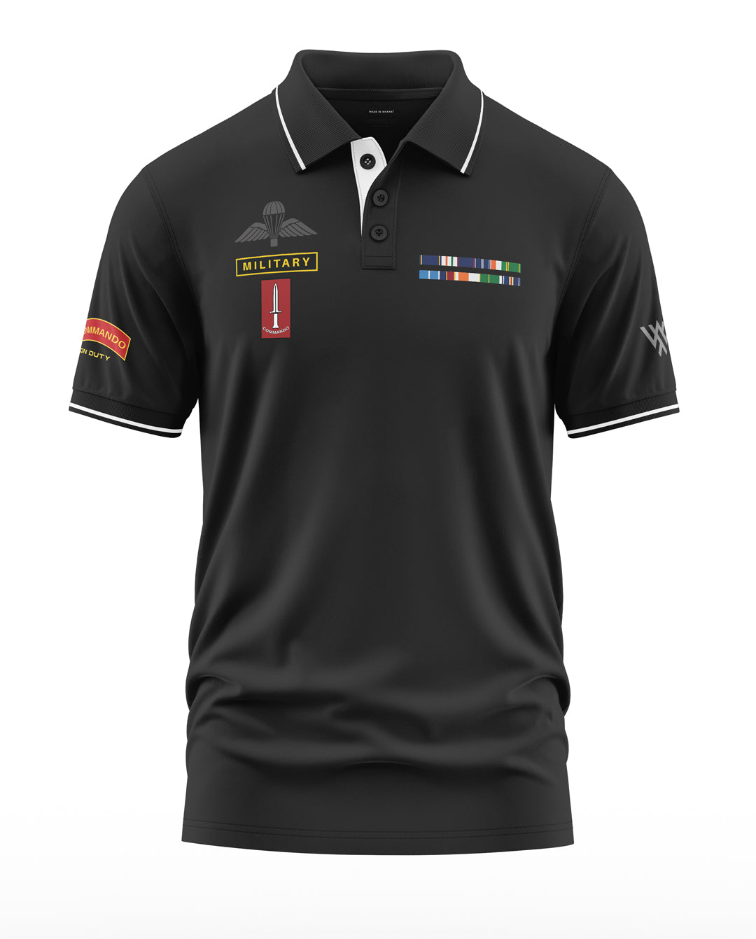 Military Commando Polo Collar T-Shirt