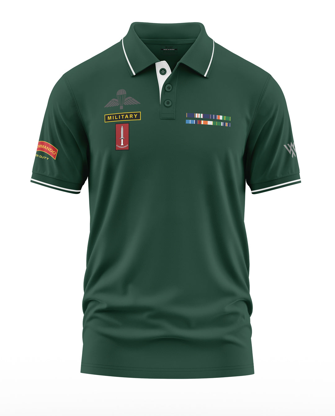 Military Commando Polo Collar T-Shirt