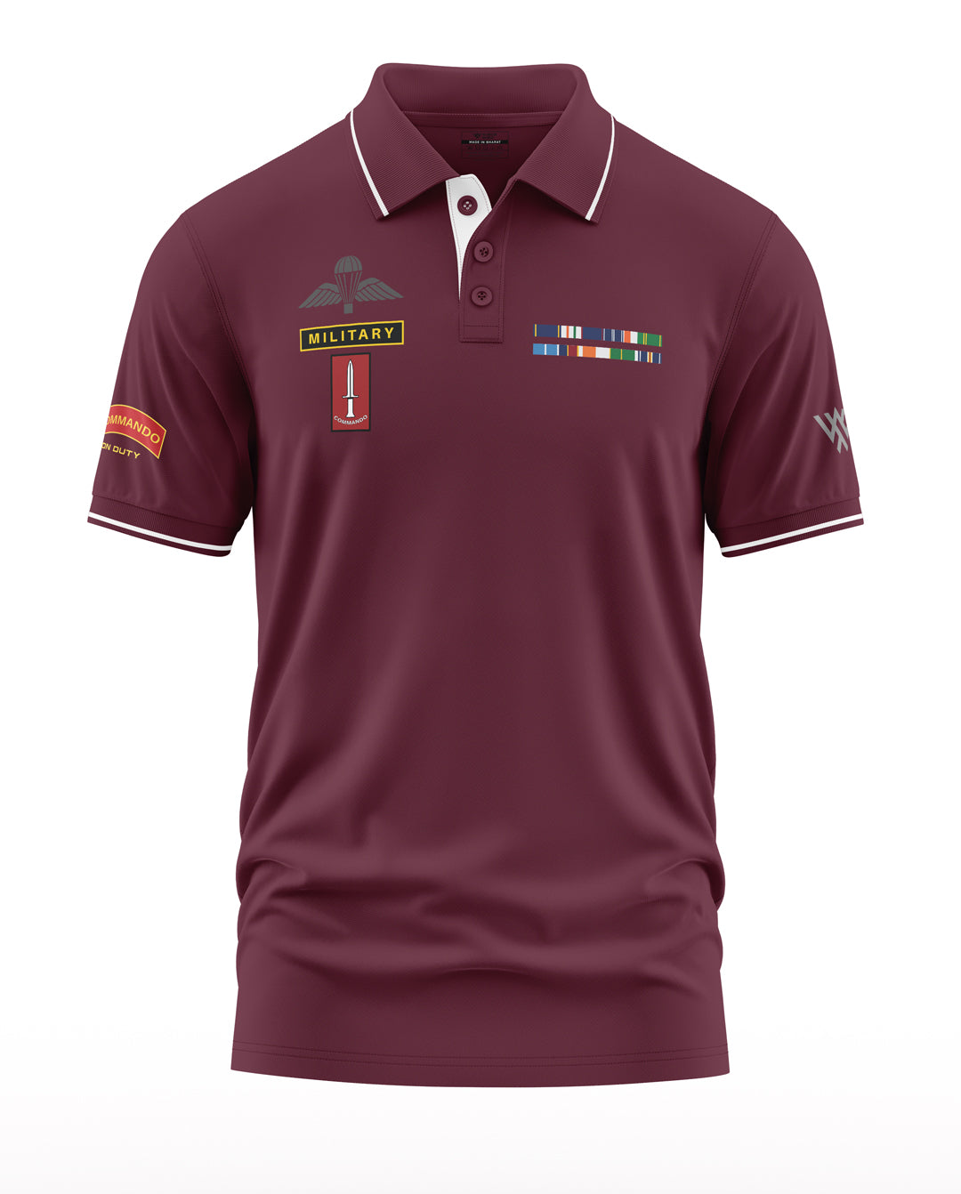 Military Commando Polo Collar T-Shirt