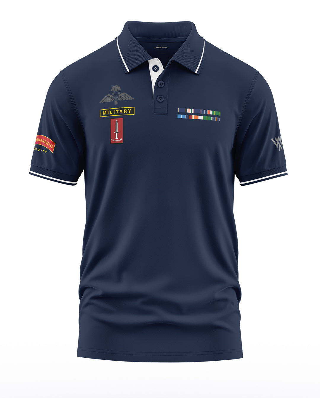 Military Commando Polo Collar T-Shirt