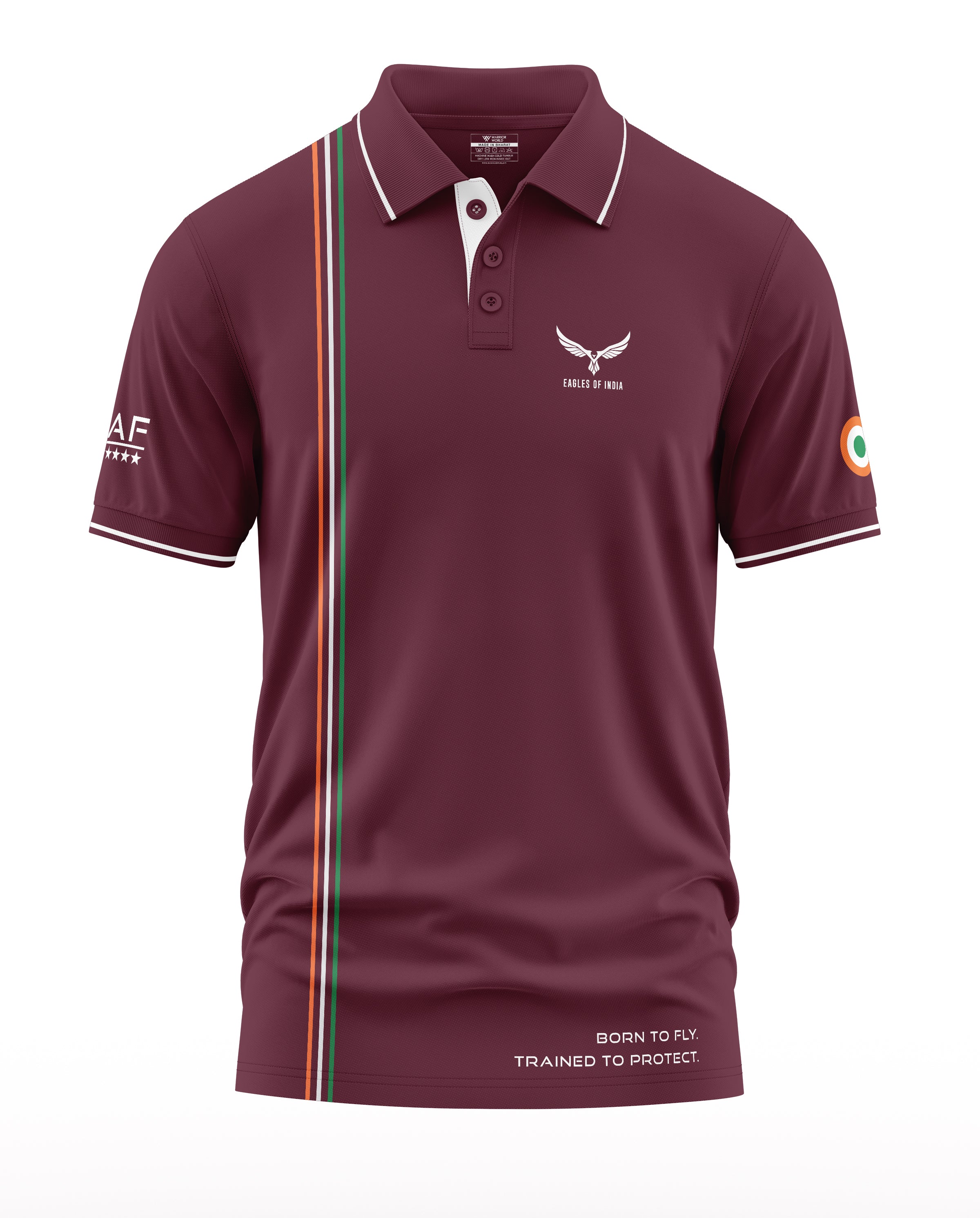 Indian Air Force Eagles of India Polo Collar T-Shirt