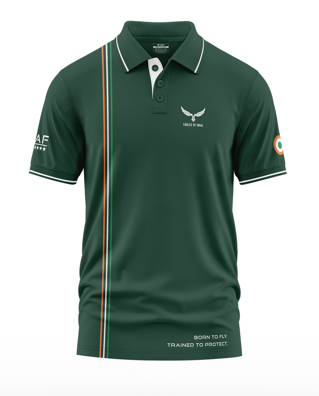Indian Air Force Eagles of India Polo Collar T-Shirt