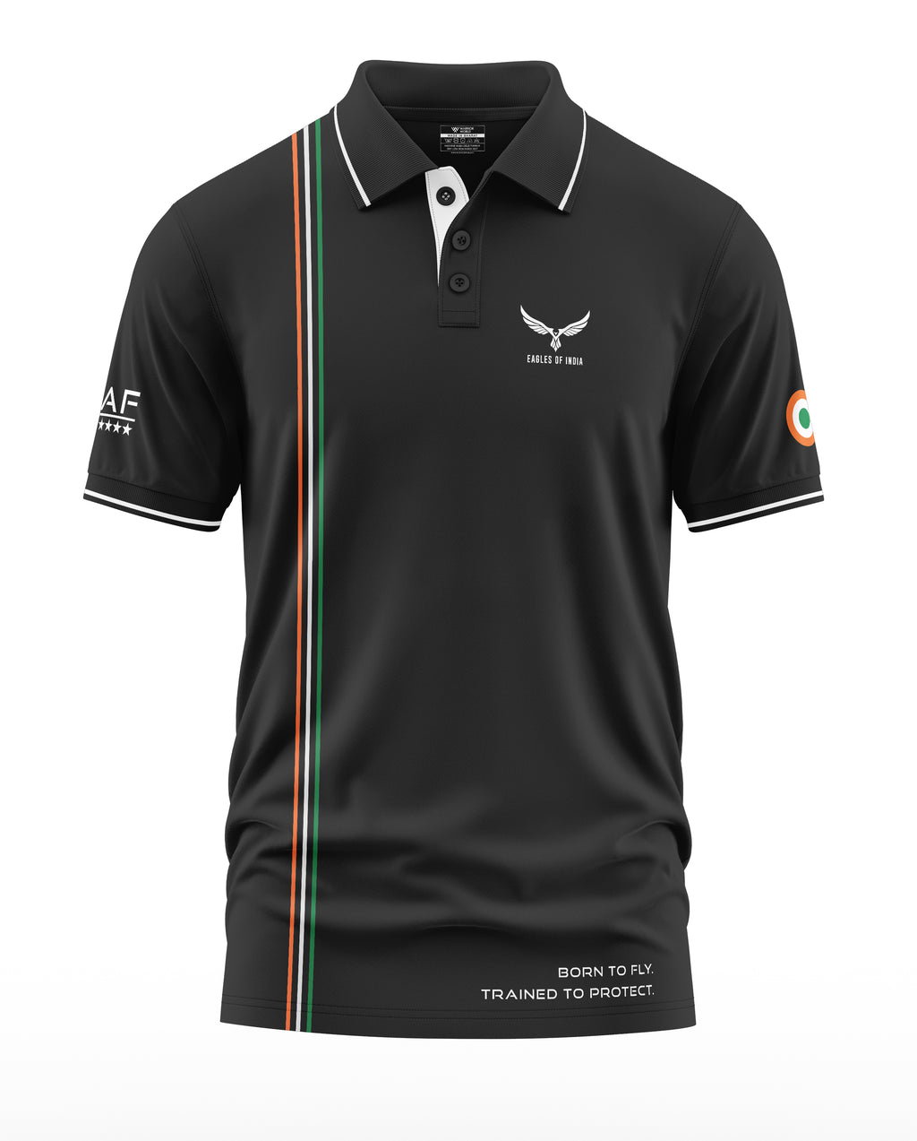 Indian Air Force Eagles of India Polo Collar T-Shirt