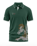 Born to Ride Adventure Polo Collar T-Shirt